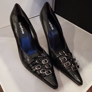 Bebe Black High Heels